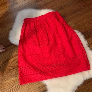 Like new- Loft eyelet skirt perfect for summer!